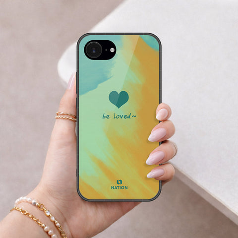 iPhone 16e Cover - Onation Heart Series - HQ Ultra Shine Premium Infinity Glass Soft Silicon Borders Case