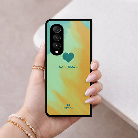 Samsung Galaxy Z Fold 3 5G Cover - Onation Heart Series - HQ Premium Shine Durable Shatterproof Case