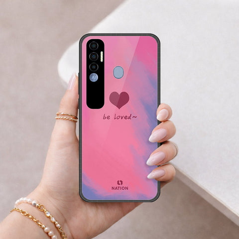 Tecno Spark 7 Pro Cover - Onation Heart Series - HQ Premium Shine Durable Shatterproof Case