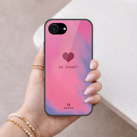 iPhone 16e Cover - Onation Heart Series - HQ Ultra Shine Premium Infinity Glass Soft Silicon Borders Case