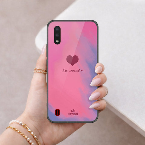 Samsung Galaxy A01 Cover - Onation Heart Series - HQ Premium Shine Durable Shatterproof Case
