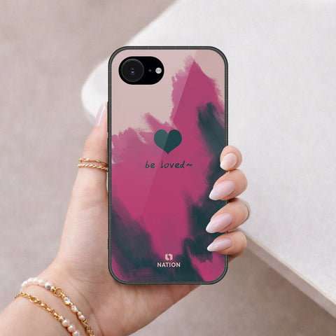 iPhone 16e Cover - Onation Heart Series - HQ Ultra Shine Premium Infinity Glass Soft Silicon Borders Case