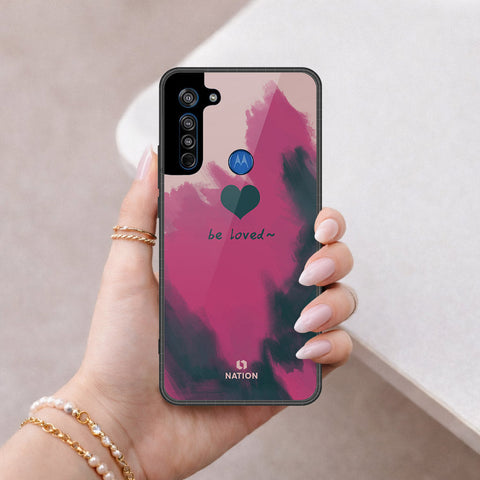 Motorola Moto G8 Cover - Onation Heart Series - HQ Premium Shine Durable Shatterproof Case