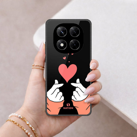 Xiaomi Redmi Note 14 Pro 5G Cover - Onation Heart Series - HQ Premium Shine Durable Shatterproof Case