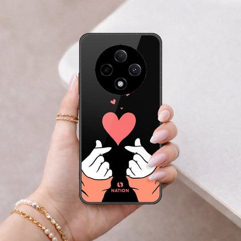Oppo A3 Pro (China) Cover - Onation Heart Series - HQ Premium Shine Durable Shatterproof Case
