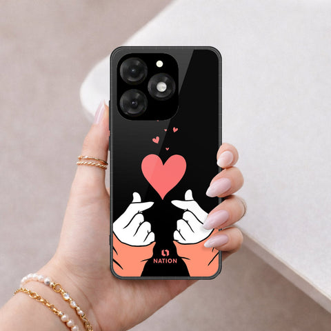 itel A70 Cover - Onation Heart Series - HQ Premium Shine Durable Shatterproof Case