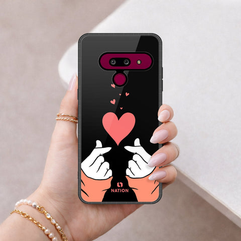 LG G8 ThinQ Cover - Onation Heart Series - HQ Premium Shine Durable Shatterproof Case