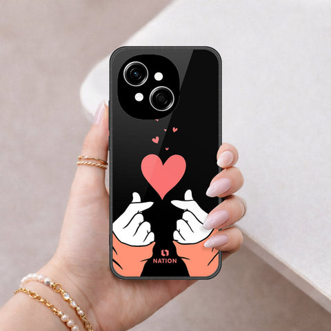Tecno Spark 40C Cover - Onation Heart Series - HQ Premium Shine Durable Shatterproof Case