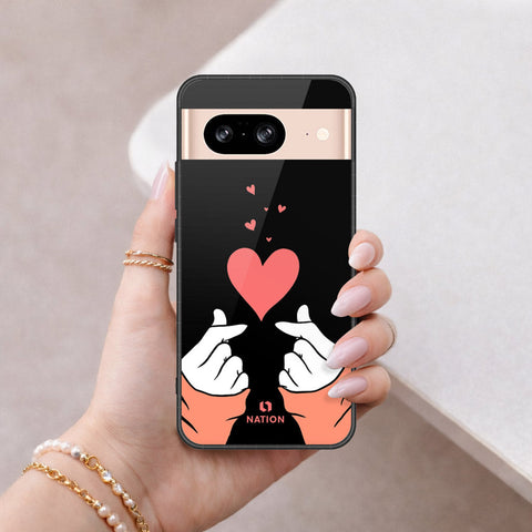 Google Pixel 8 Cover - Onation Heart Series - HQ Premium Shine Durable Shatterproof Case