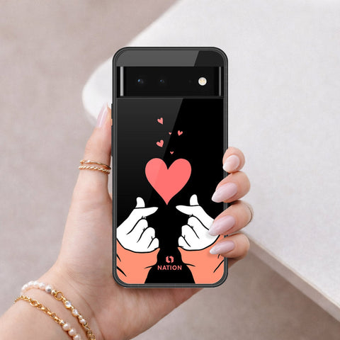 Google Pixel 6 Cover - Onation Heart Series - HQ Premium Shine Durable Shatterproof Case
