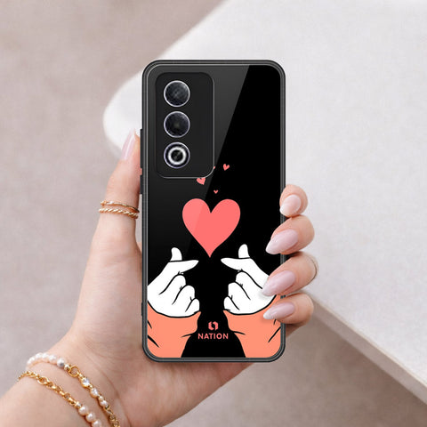 Oppo A3 Pro 5G Cover - Onation Heart Series - HQ Premium Shine Durable Shatterproof Case