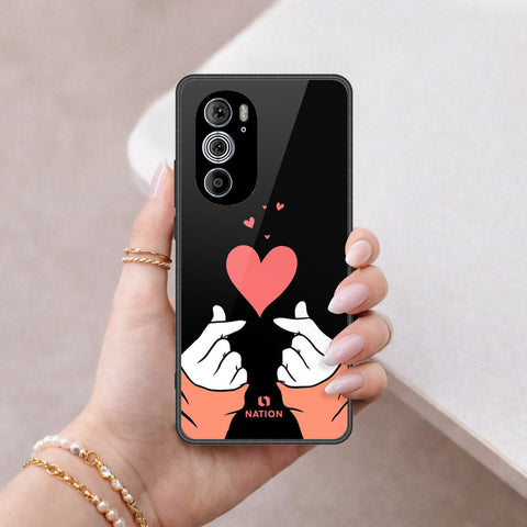 Motorola Edge x30 Cover - Onation Heart Series - HQ Premium Shine Durable Shatterproof Case