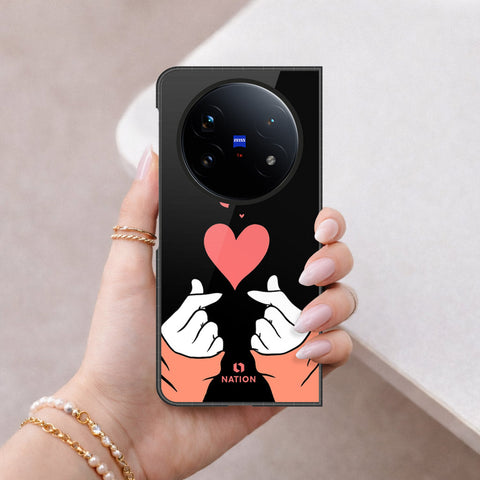 Vivo X Fold 5 Cover - Onation Heart Series - HQ Premium Shine Durable Shatterproof Case