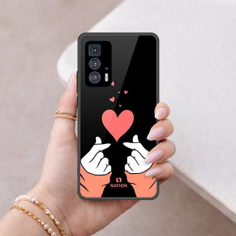Motorola Edge 20 Pro Cover - Onation Heart Series - HQ Premium Shine Durable Shatterproof Case