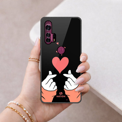 Motorola Edge Plus Cover - Onation Heart Series - HQ Premium Shine Durable Shatterproof Case