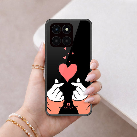 Honor X6a Cover - Onation Heart Series - HQ Premium Shine Durable Shatterproof Case