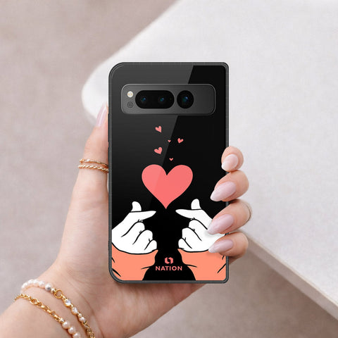 Google Pixel Fold Cover - Onation Heart Series - HQ Premium Shine Durable Shatterproof Case