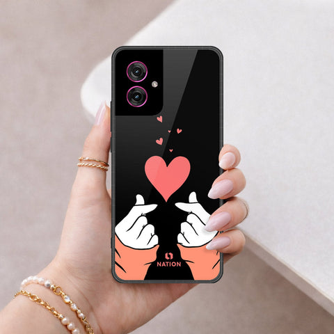 Motorola Moto G55 Cover - Onation Heart Series - HQ Premium Shine Durable Shatterproof Case