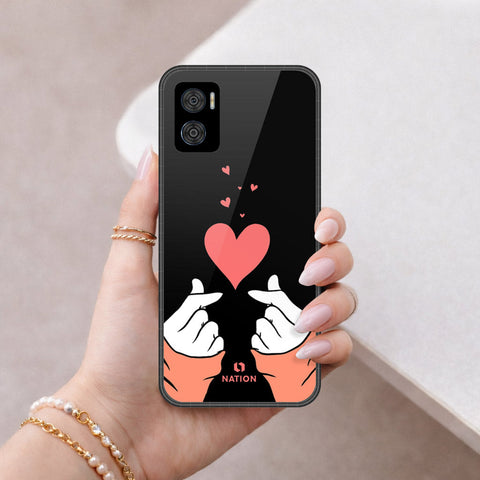 Motorola Moto E22 Cover - Onation Heart Series - HQ Premium Shine Durable Shatterproof Case