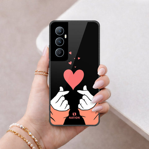 Realme C65 Cover - Onation Heart Series - HQ Premium Shine Durable Shatterproof Case