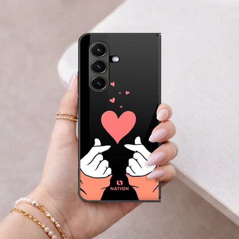Samsung Galaxy Z Fold 7 Cover - Onation Heart Series - HQ Premium Shine Durable Shatterproof Case