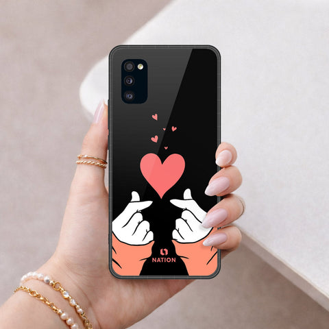 Samsung Galaxy A41 Cover - Onation Heart Series - HQ Premium Shine Durable Shatterproof Case
