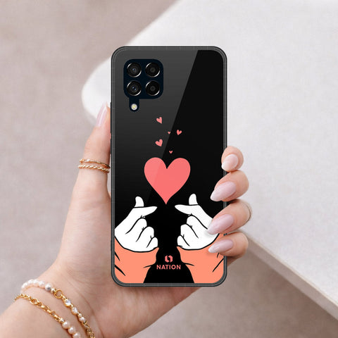 Samsung Galaxy M53 Cover - Onation Heart Series - HQ Premium Shine Durable Shatterproof Case