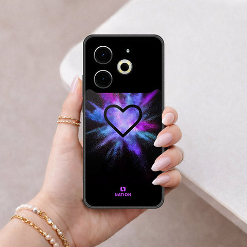 Tecno Pova 6 Neo Cover - Onation Heart Series - HQ Premium Shine Durable Shatterproof Case