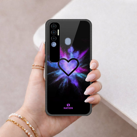 Tecno Spark 7 Pro Cover - Onation Heart Series - HQ Premium Shine Durable Shatterproof Case