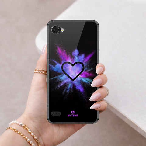 LG Q6 Plus Cover - Onation Heart Series - HQ Premium Shine Durable Shatterproof Case