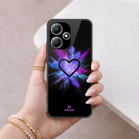 Infinix Hot 30 Play Cover - Onation Heart Series - HQ Premium Shine Durable Shatterproof Case