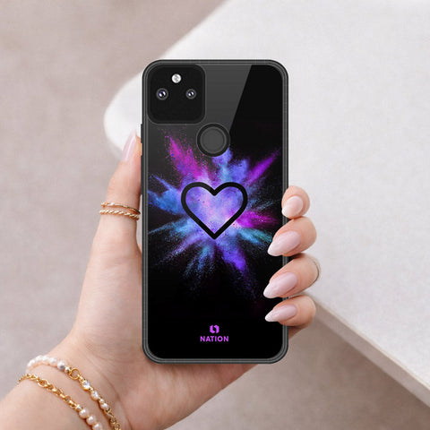 Google Pixel 5a 5G Cover - Onation Heart Series - HQ Premium Shine Durable Shatterproof Case