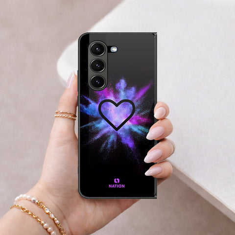 Samsung Galaxy Z Fold 6 5G Cover - Onation Heart Series - HQ Premium Shine Durable Shatterproof Case
