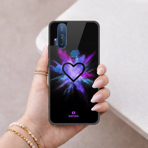 Motorola One Hyper Cover - Onation Heart Series - HQ Premium Shine Durable Shatterproof Case