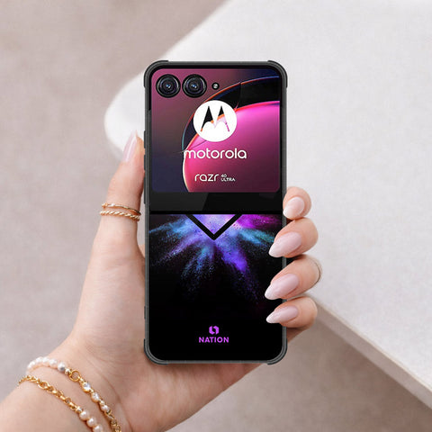 Motorola Razr 40 Ultra Cover - Onation Heart Series - HQ Premium Shine Durable Shatterproof Case