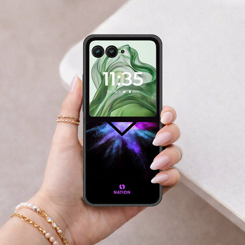 Motorola Razr 50 Cover - Onation Heart Series - HQ Premium Shine Durable Shatterproof Case