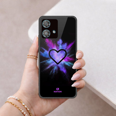 Motorola Edge 40 Neo Cover - Onation Heart Series - HQ Premium Shine Durable Shatterproof Case