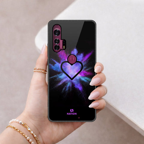 Motorola Edge Plus Cover - Onation Heart Series - HQ Premium Shine Durable Shatterproof Case