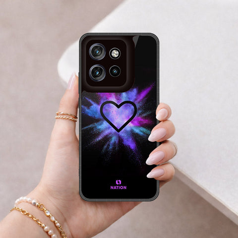 Motorola Edge 50 Neo Cover - Onation Heart Series - HQ Premium Shine Durable Shatterproof Case