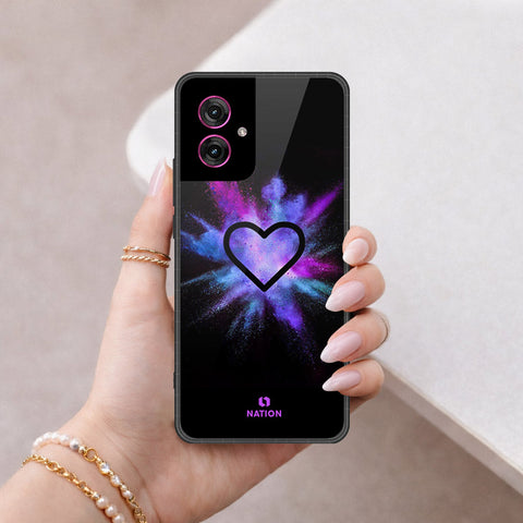 Motorola Moto G55 Cover - Onation Heart Series - HQ Premium Shine Durable Shatterproof Case