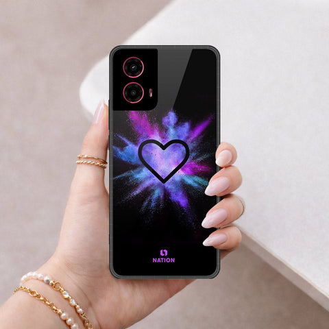 Motorola Moto G45 Cover - Onation Heart Series - HQ Premium Shine Durable Shatterproof Case