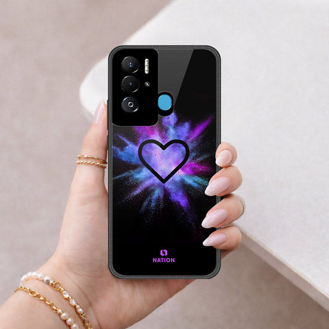 Tecno Pova Neo Cover - Onation Heart Series - HQ Premium Shine Durable Shatterproof Case