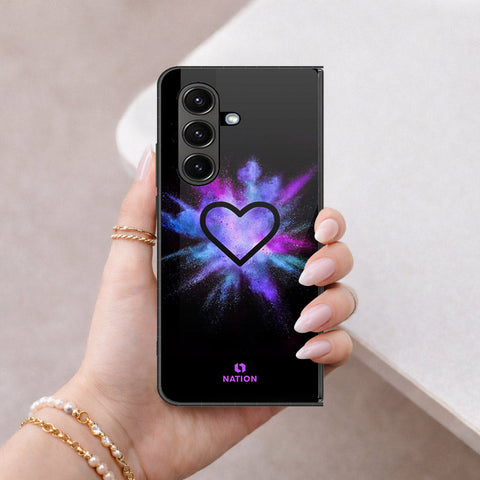 Samsung Galaxy Z Fold 7 Cover - Onation Heart Series - HQ Premium Shine Durable Shatterproof Case