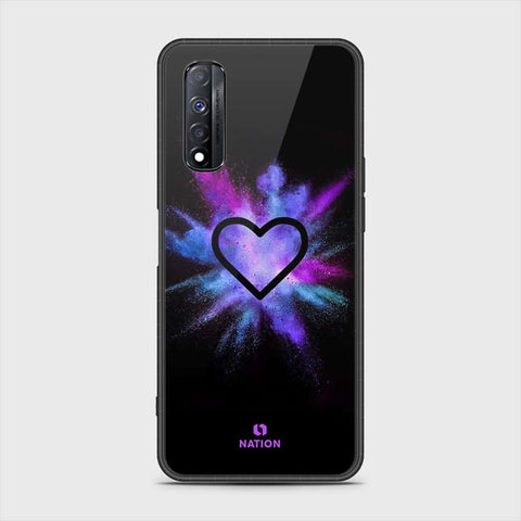 Realme Narzo 30 Cover- Onation Heart Series - HQ Premium Shine Durable Shatterproof Case