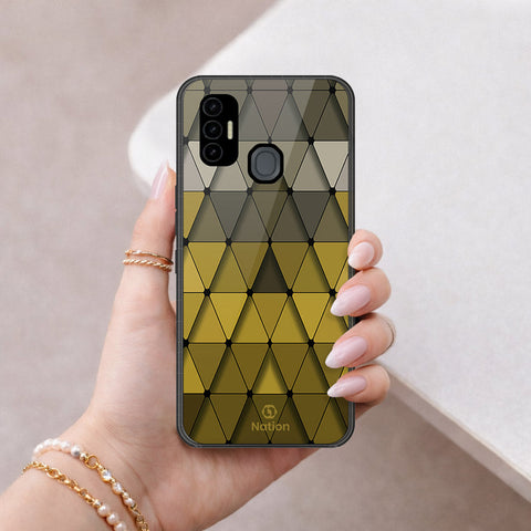 Tecno Spark 7 Cover - ONation Pyramid Series - HQ Premium Shine Durable Shatterproof Case