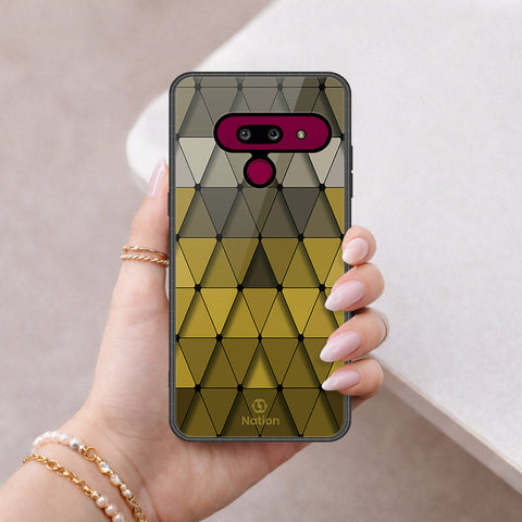 LG G8 ThinQ Cover - ONation Pyramid Series - HQ Premium Shine Durable Shatterproof Case