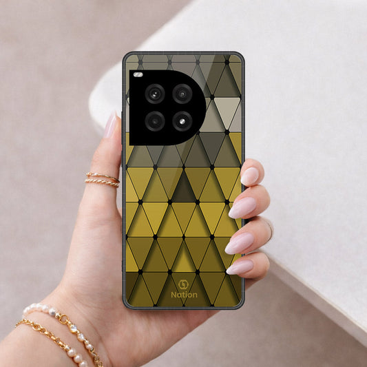 OnePlus Ace 2 Cover - ONation Pyramid Series - HQ Premium Shine Durable Shatterproof Case