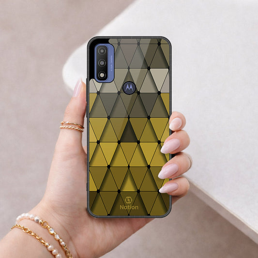 Motorola G Pure 2021 Cover - ONation Pyramid Series - HQ Premium Shine Durable Shatterproof Case