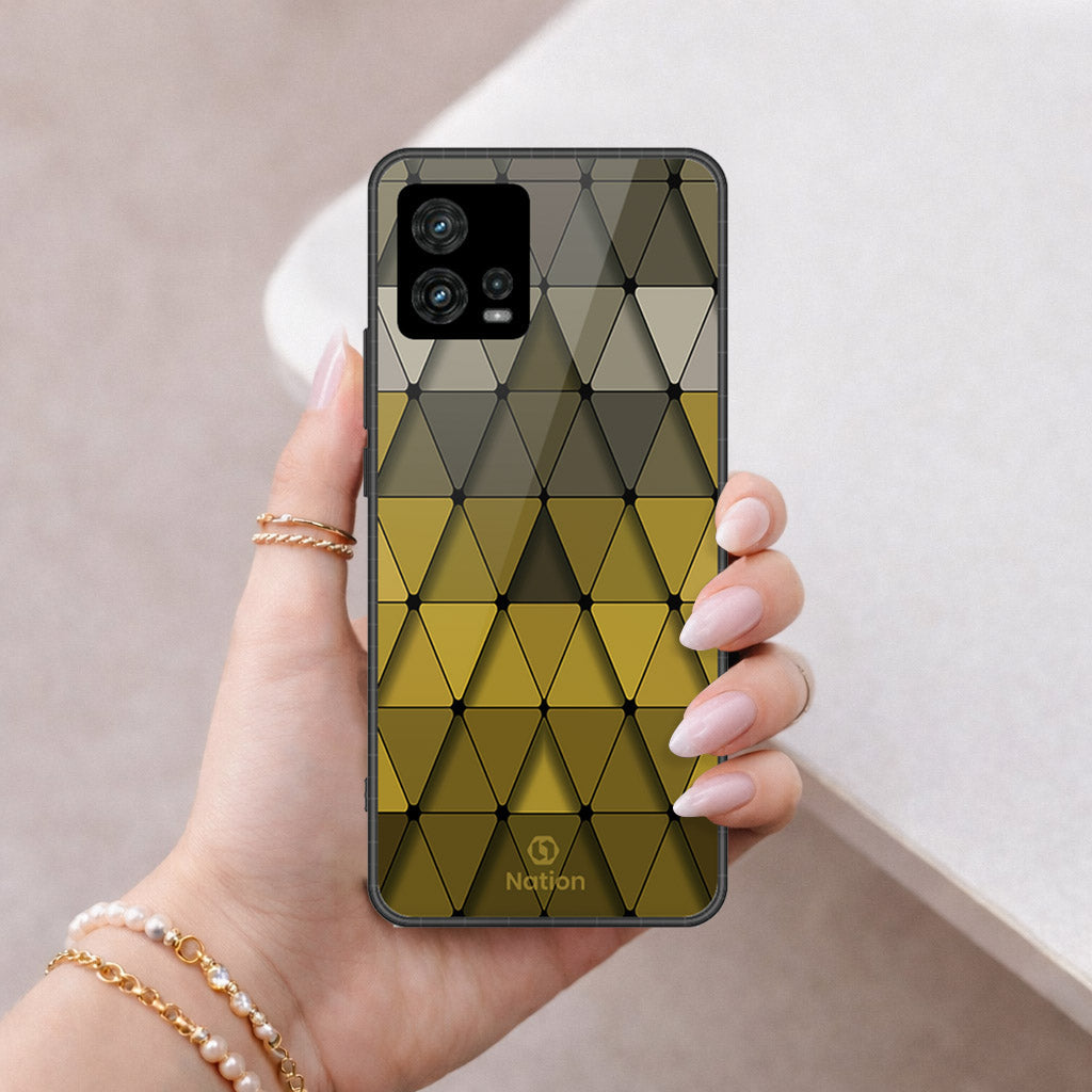 Motorola Moto G72 Cover - ONation Pyramid Series - HQ Premium Shine Durable Shatterproof Case