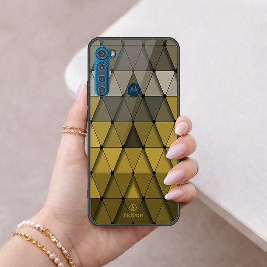 Motorola One Fusion Plus Cover - ONation Pyramid Series - HQ Premium Shine Durable Shatterproof Case